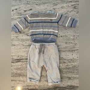 Mayoral Baby 2-Piece Striped Sweater Set